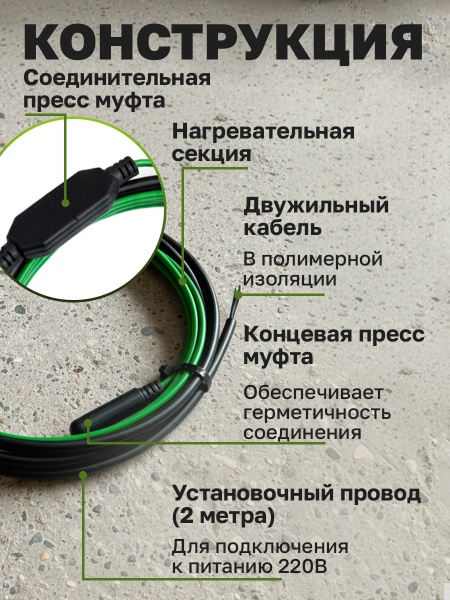 Кабель для бетона Vetona КБ 40-35